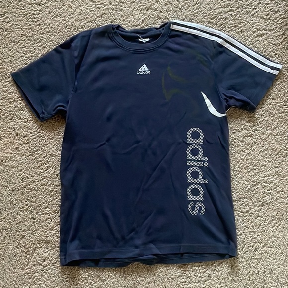 Mens adidas soccer detail sports shirt - Picture 6 of 7